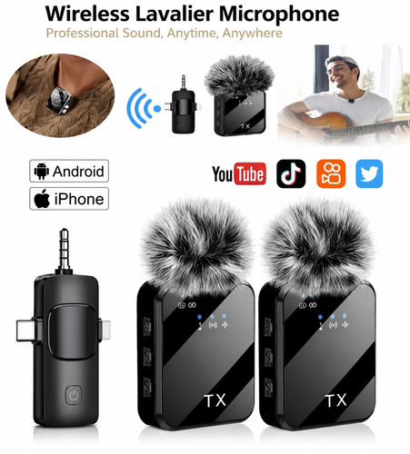 Wireless lavalier microphone - wireless,